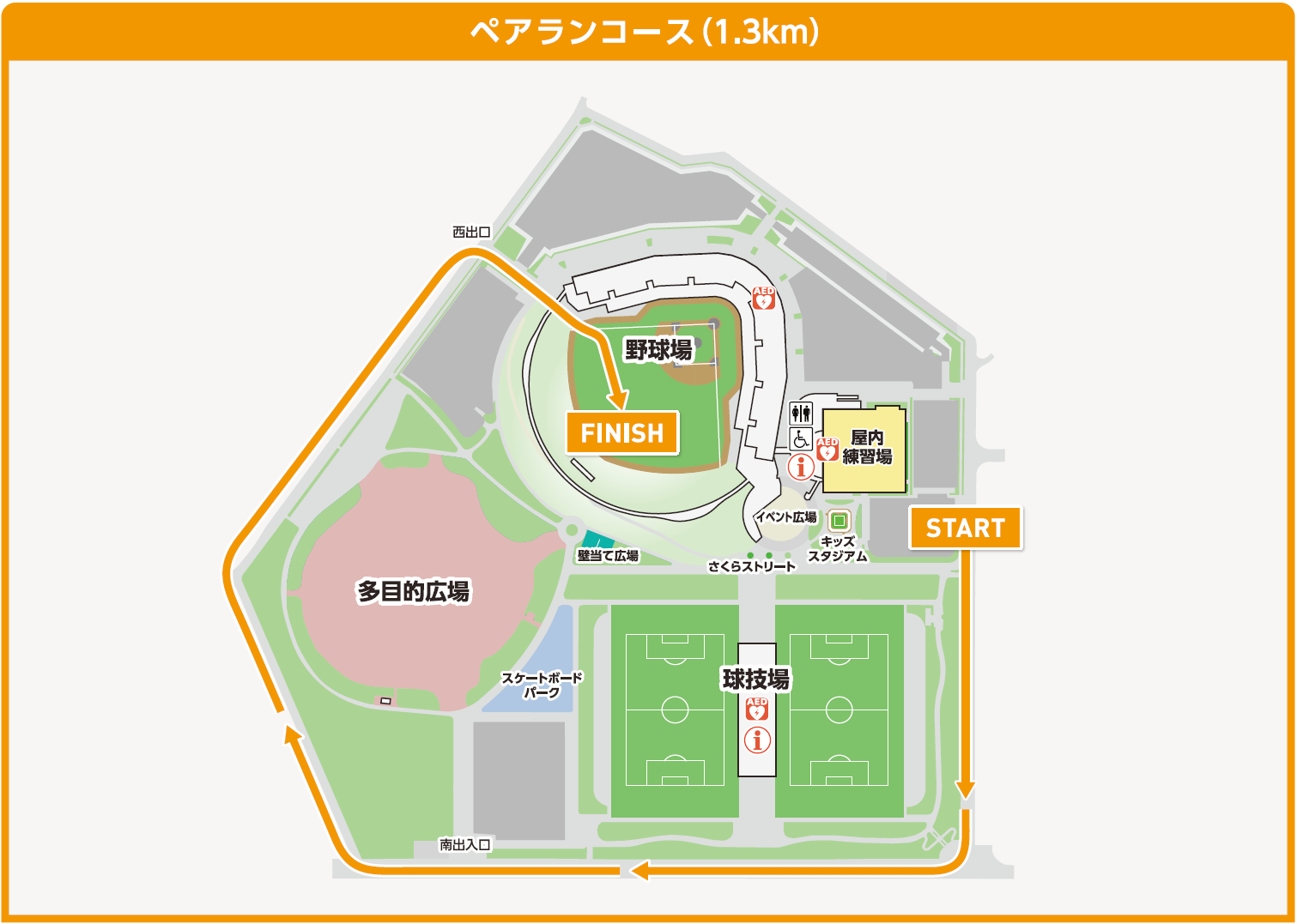 ペアランコース図